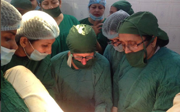 Gynecologist counseling a patient at SHMH Trust's infertility and women's health clinic in rural Bangladesh